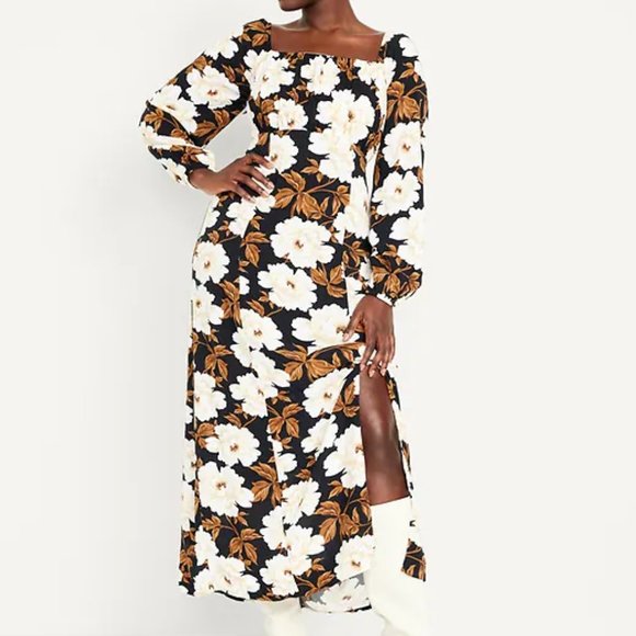 Old Navy Waist-Defined Square-Neck Maxi Dress/ NWT/ Small - Picture 4 of 13